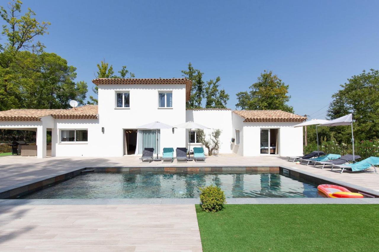 Superbe Villa Seillans La Grande Bastide Avec Piscine, Jardin, Climatisation Et Salle De Sport Экстерьер фото